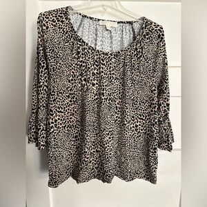 Michael Kors Animal Print Blouse